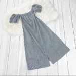 Apiece Apart - Blue Isla Mujeres Off The Shoulder Denim Dress NEW Photo 2
