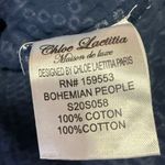 Chloe Laetitia Blue Sleeveless Ruffle Eyelet Cami Camisole Mini Tank Dress S/M Photo 4