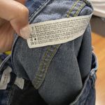 Forever 21  Cargo medium blue washed wide leg high waist denim jeans size 28 Photo 5