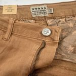 Forever 21 NWT FiveStar General Cargo Shorts Womens 7/28 Tan Brown Flex Side Pockets Mid Photo 2