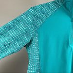 Athletic Works NEW  Small Moisture Wicking Green Breeze Textured 1/4 Zip Fleece Photo 2