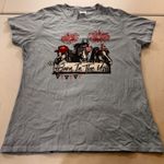 Barn In The Usa Horse Graphic T Shirt Blue Red White Patriotic USA Size L Size L Photo 0