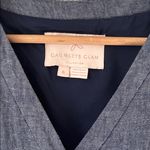 Gal Meets Glam  6 Lenna Linen Blue Button-Down Midi Dress Photo 3