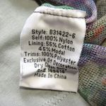 Johnny Was NWT BIYA Wilde Sheer Printed Mesh Shift Embroidered Dress w/ Slip M Photo 5