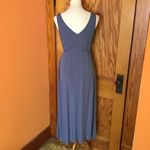 Shinestar  cornflower blue plunging sexy maxi dress Photo 7