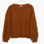 Madewell  Cable-Sleeve Boatneck Sweater XS Photo 3