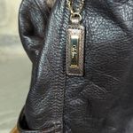 Cole Haan Leather Bucket Purse Reversible Brown Gold Two Handles Shoulder Bag Photo 4