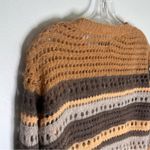 Mother The Mock Neck Scallop Alpaca Sweater Misty Mountain Sz XS Tan Photo 3