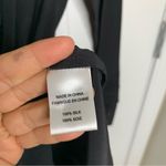 Haute Hippie  black silk long sleeves belted mini dress‎ size small Photo 5