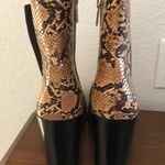 Kenneth Cole New York snake print chunky heel boot 10 Photo 3