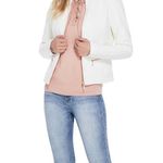 Guess  Chain Lace Up Sweater Pink Rose Gold L Photo 1