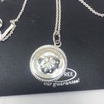 Sterling 925 Sand dollar Charm Necklace 18" New Silver Photo 1