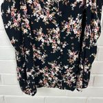 Old Navy Dark Floral Print Button Front Tank Top Size XL Photo 3