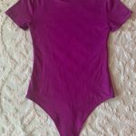 Babaton Women’s Small  Aritzia Contour Crew Short Sleeve Bodysuit Purple Photo 0