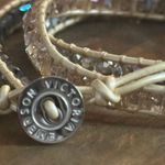 Victoria Emerson crystal leather wrap bracelet Photo 2