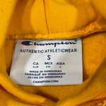 Champion women's yellow  Santa Cruz graphic logo pullover drawstring hoodie (S) Photo 4