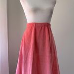 Vintage ‘80s Aileen Coral Pink Terrycloth Elastic Waist A Photo 5