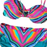 Trina Turk Louvre Bikini Set 14 High Waisted Bottoms Under Wire Top Photo 8