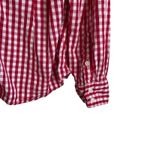 Old Navy Women Top L Red Buffalo Check Button Up Cowgirl Western Casual Cotton Photo 4