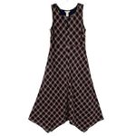 Sundance  Town & Country Asymmetrical Plaid Midi Dress Photo 2