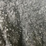 ZARA Black Floral Appliqué Contrasting Voluminous Ballon Sleeve Dress XXL Photo 8