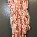 Tommy Bahama Scarf Womens One Size Pink Pineapple Print Sheer Wrap Shawl Beach Photo 0