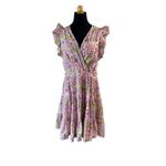 Taylor NWT Dresses Floral Sleeveless Dress In Cameo Pink Orchid size Large Photo 7