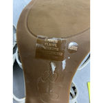 Jessica Simpson Womans  Primrose Stiletto Sandals 8.5 B White Strappy Open Toe Photo 7