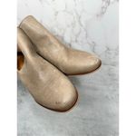 Lucky Brand  Boots Womens Size 8.5 Tan Leather Block‎ Heel Pull On Style Photo 9