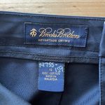 Brooks Brothers Mid-Rise Navy Advantage Chino Cotton Twill Career Dress Pant, 12 Photo 7