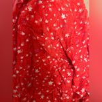 Velvet Heart Womens  red white pink long sleeve button down shirt Photo 2