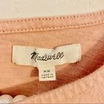 Madewell Pink Back Zip Swing Tee Photo 2