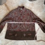 Brown Patterned tapestry kimono style Jacket Size undefined Photo 14