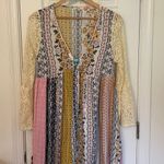 Kori Floral Lace Bell Sleeve Tunic Dress Photo 1