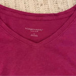 Liz Lange ‎ Maternity pink v-neck T-shirt, size small​ Photo 2
