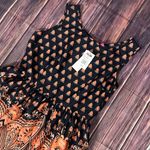 Ultra Pink  Black and Orange Patterned Dress Photo 1