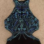 Faviana Crystal Sequin Cut-Out, Open Back, Bodycon Homecoming Dress Photo 5