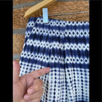 Anthropologie Corey Lynn Calter Blue Linen Wide Cropped Nalu Pants size 10 Photo 4