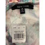 New Look Dress Womens Medium Multicolor Tie Dye Halter Sleeveless Stretch Midi Photo 7