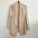 Maje  Falane Leather Panel Belt Front Sweater Size Small Photo 1