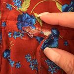 Free People Flower Fields Mini Dress Burgundy Ballon Sleeves Ruffles Boho Small Photo 12