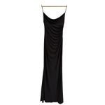 Katie May  Surreal Black Elegant Gown  Formal Stretch Minimalist Lace NWT Medium Photo 2