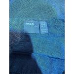 ASOS  Washed Denim Low Vneck Babydoll dress Ruffle sleeves & Hem Sz 8 Photo 2