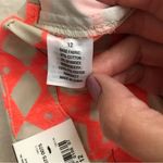 NWT STYLUS neon “tangerine fun” diamond embroidered shorts 12 Orange Photo 6