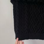 Cleobella NEW Zofia Organic Cotton Knit Ruffle Sweater Vest Black XS Photo 2