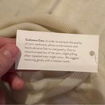 J. McLaughlin  100% Cashmere Cream Long Sleeve Turtleneck Sweater Sz L‎ NEW Photo 8