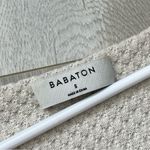 Babaton Lita Sweater cashmere cotton vneck crop womens Cream small contemporary Photo 1