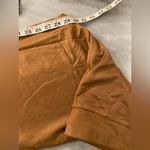 NWOT Serengeti Size L Tan Faux Suede Flowy Wide Leg Pull On High Waist Pants Size L Photo 9