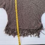 Ny Collection Fringe Batwing Poncho Top Size Medium Photo 10
