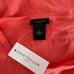 Ann Taylor NWT Pink Puff Sleeve Cotton Lightweight Sweater Photo 7